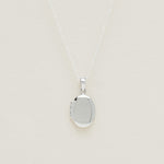 Sterling Silver Oval Locket Necklace - Necklace - Walker & Hall