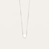 Sterling Silver Noted Letter Necklace (Pendant + Chain) - Necklace - Walker & Hall
