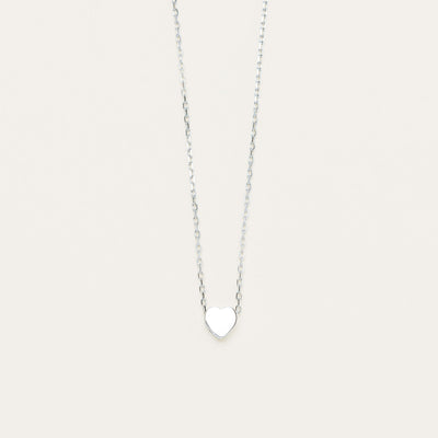 Sterling Silver Noted Letter Necklace (Pendant + Chain) - Necklace - Walker & Hall