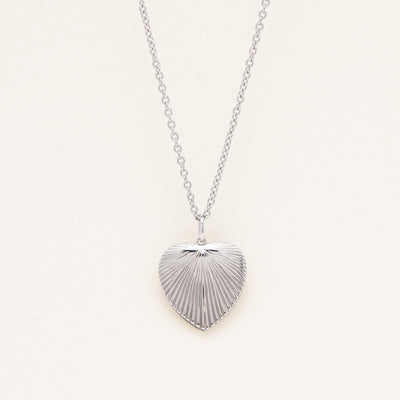 Sterling Silver Guiding Light Heart Locket - Necklace - Walker & Hall