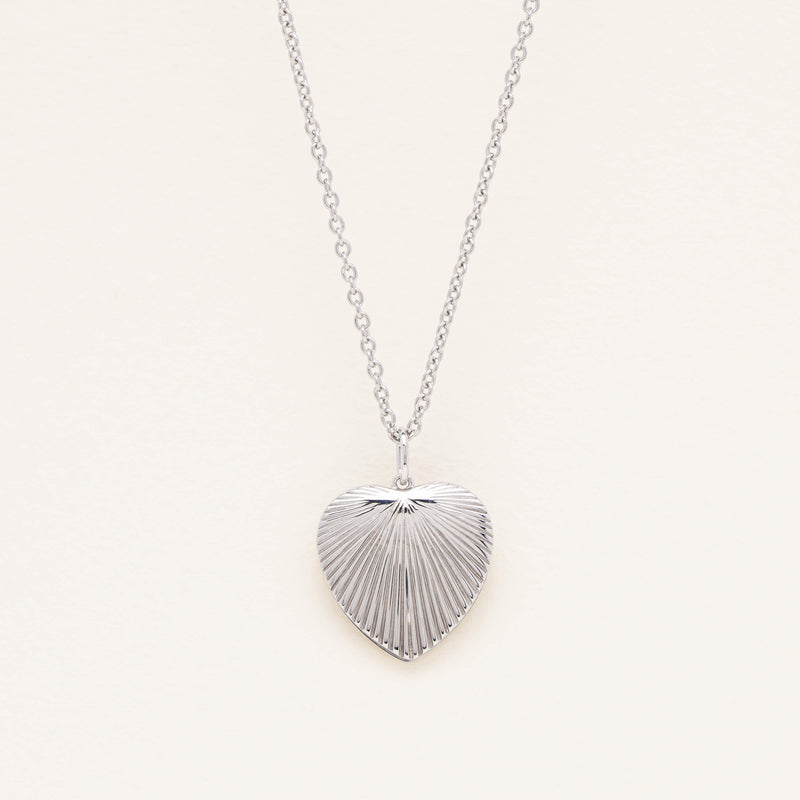 Sterling Silver Guiding Light Heart Locket - Necklace - Walker & Hall
