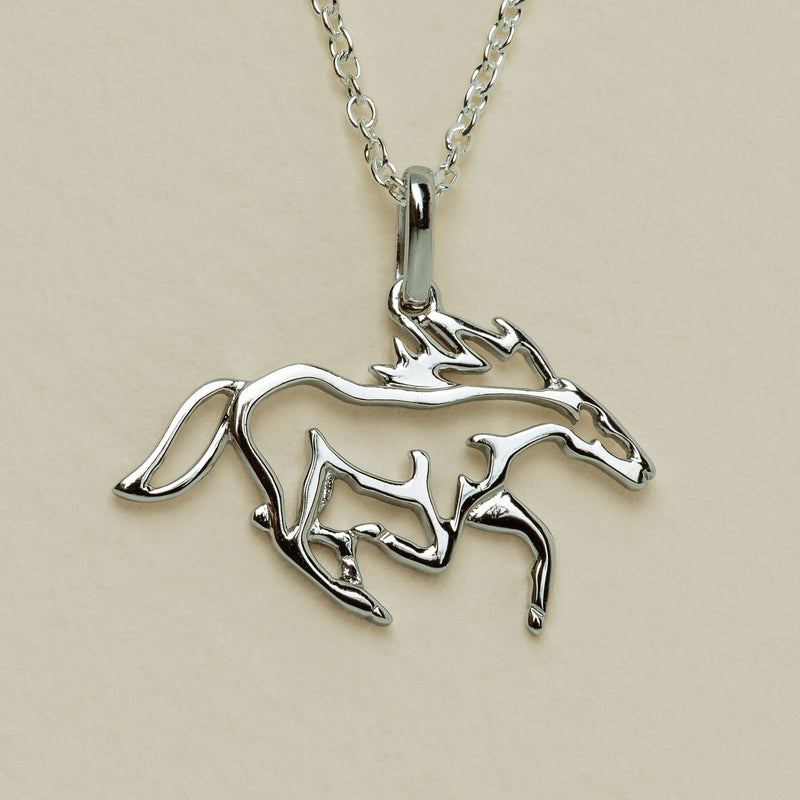 Sterling Silver Year Of The Horse Pendant - Necklace - Walker & Hall