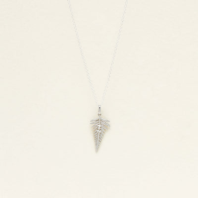 Sterling Silver New Zealand Fern Pendant - Necklace - Walker & Hall