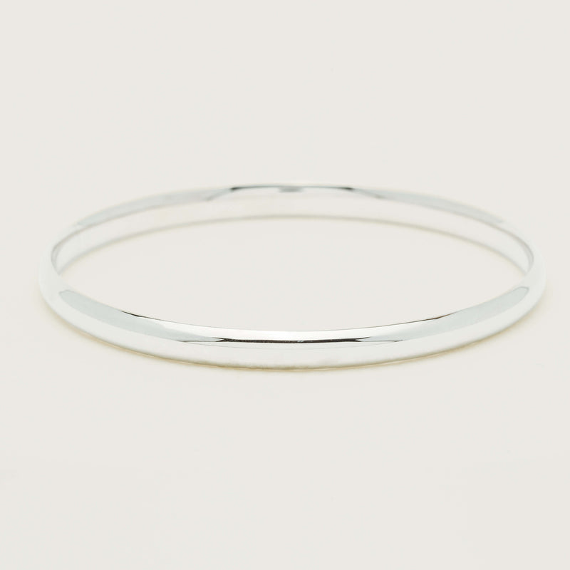 Sterling Silver 4.8mm Bangle - Bracelet - Walker & Hall