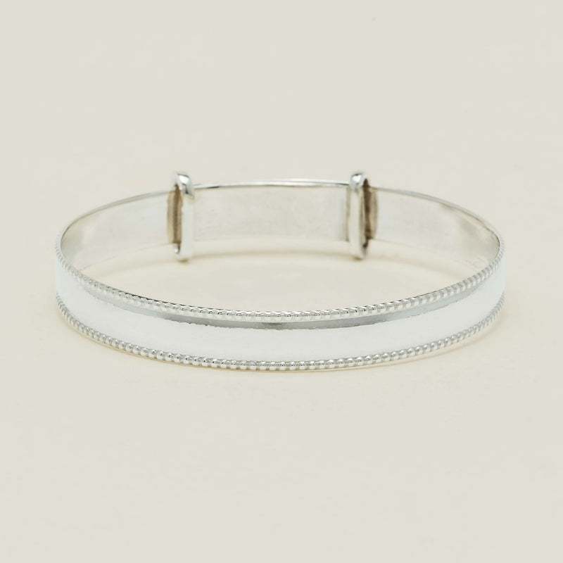 Sterling Silver Expandable Bangle - Baby & Child Size - Bracelet - Walker & Hall