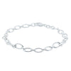 Sterling Silver Figaro Bracelet-Bracelet-Walker & Hall
