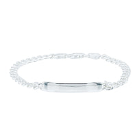 Sterling Silver ID Bracelet-Bracelet-Walker & Hall