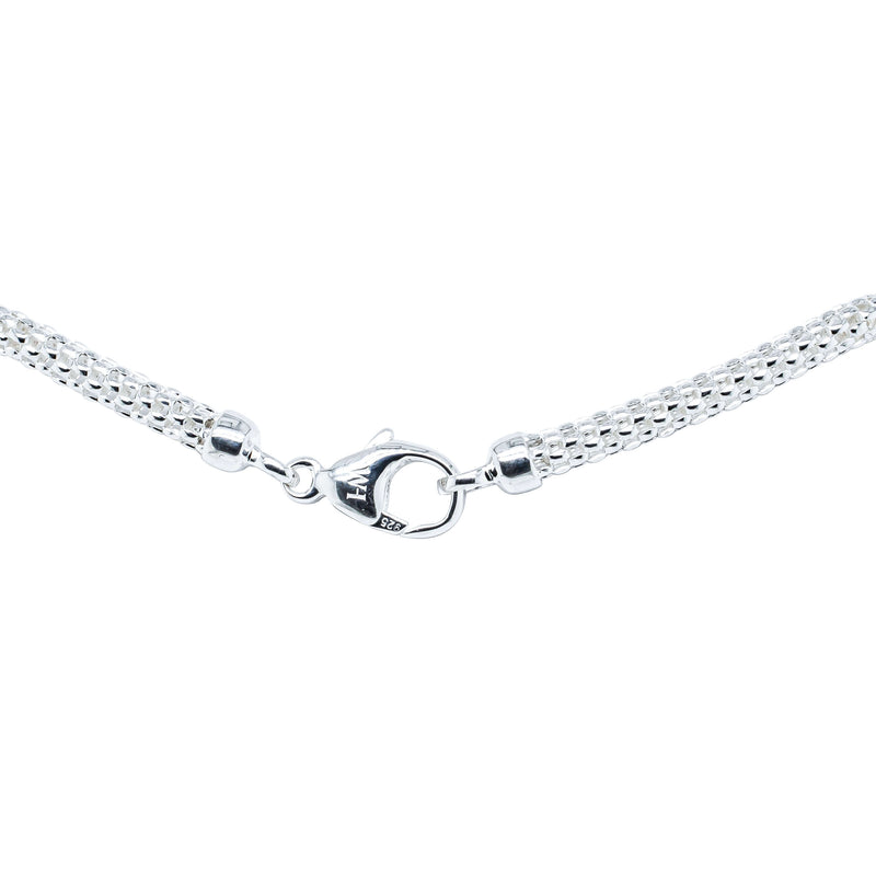Sterling Silver Panda Link Bracelet-Bracelet-Walker & Hall
