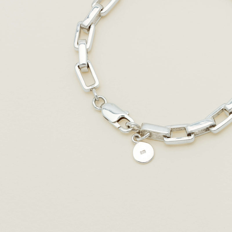 Deja Vu Sterling Silver Karen Walker Charm Bracelet 21cm - Bracelet - Walker & Hall