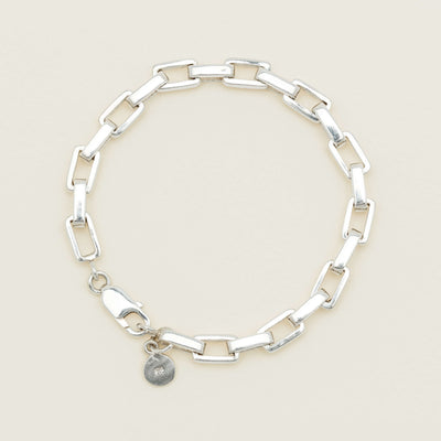 Deja Vu Sterling Silver Karen Walker Charm Bracelet 21cm - Bracelet - Walker & Hall