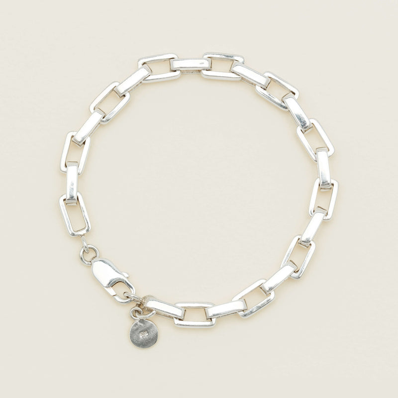 Deja Vu Sterling Silver Karen Walker Charm Bracelet 21cm - Bracelet - Walker & Hall