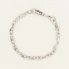 Deja Vu Sterling Silver Prince of Wales Link Bracelet