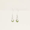 Sterling Silver NZ Greenstone Drop Earrings - Earrings - Walker & Hall