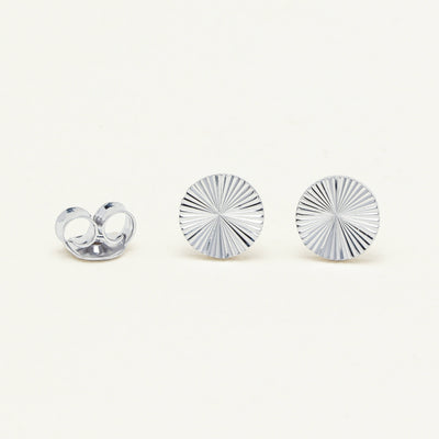 Sterling Silver Mini Reflections Stud Earrings - Earrings - Walker & Hall