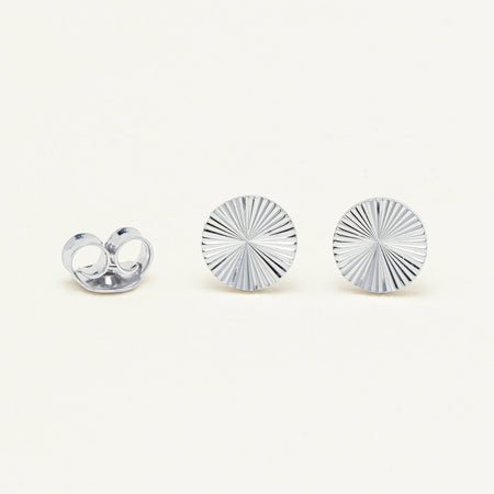 Sterling Silver Mini Reflections Stud Earrings - Earrings - Walker & Hall