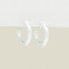 Sterling Silver Hoop Stud Earrings - Earrings - Walker & Hall