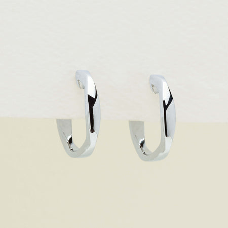 Sterling Silver Eos Hoop Earrings - Earrings - Walker & Hall