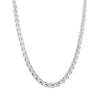Sterling Silver 5mm Wheat Chain-Necklace-Walker & Hall