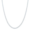 Sterling Silver Panda Link Chain-Necklace-Walker & Hall