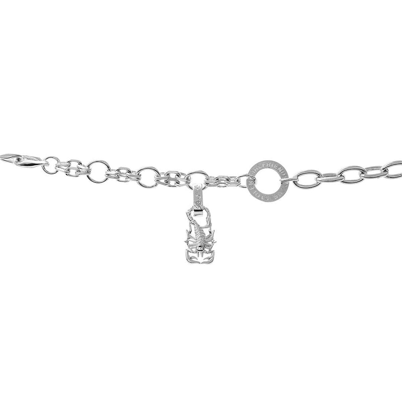 Stolen Girlfriends Club Scorpion Charm - Sterling Silver-Charm-Walker & Hall