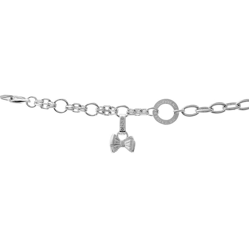 Stolen Girlfriends Club Double Bow Charm - Sterling Silver-Charm-Walker & Hall