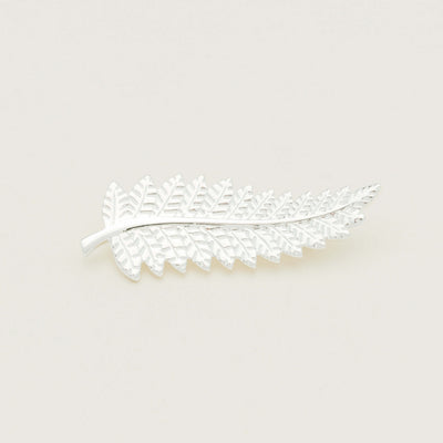 Sterling Silver Fern Brooch - Brooch - Walker & Hall