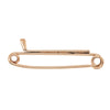 Vintage 9ct Rose Gold Golf Stick Brooch-Brooch-Walker & Hall