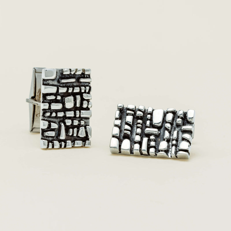 Vintage Sterling Silver Minturn Cufflinks - Cufflinks - Walker & Hall