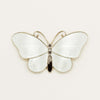 Deja Vu Sterling Silver Enamelled Butterfly Brooch