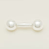 Sterling Silver Hollow Baby Chime Rattle