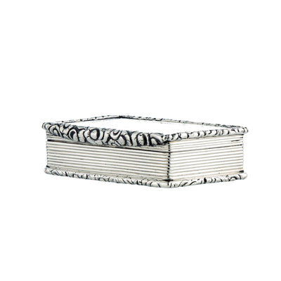 Sterling Silver Snuff Box-Silverware-Walker & Hall