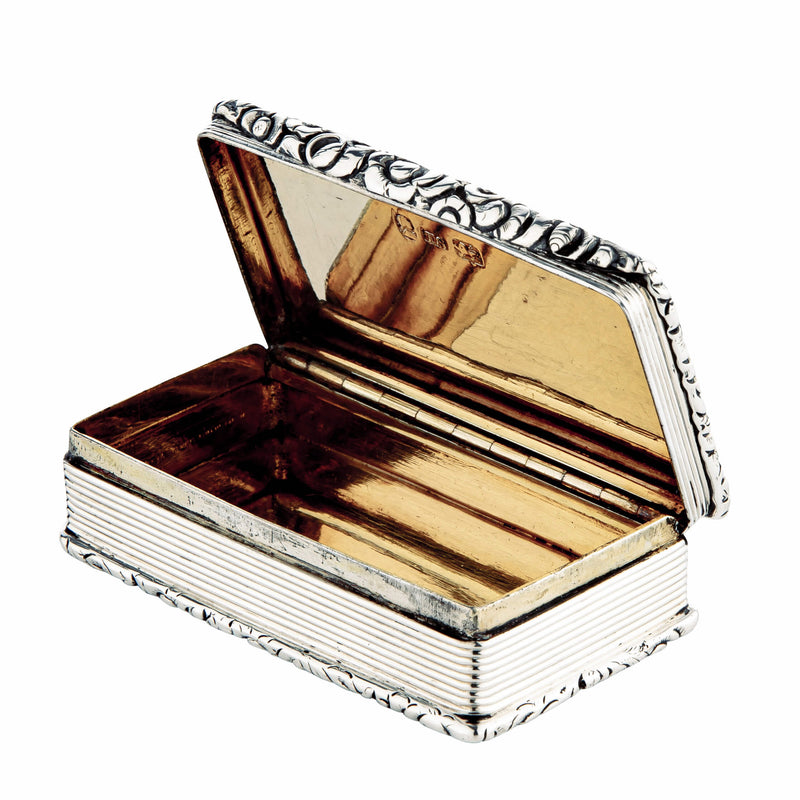 Sterling Silver Snuff Box-Silverware-Walker & Hall