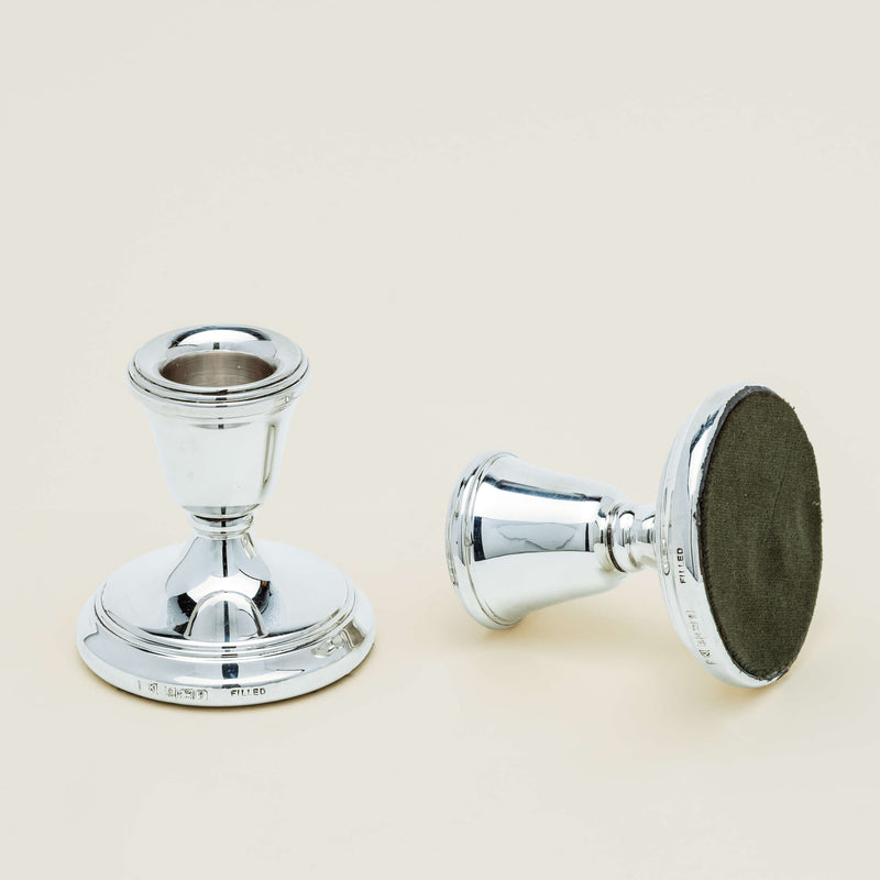 Sterling Silver Candle Sticks - Birmingham 1983 - Silverware - Walker & Hall