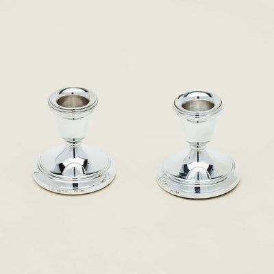 Sterling Silver Candle Sticks - Birmingham 1983 - Silverware - Walker & Hall