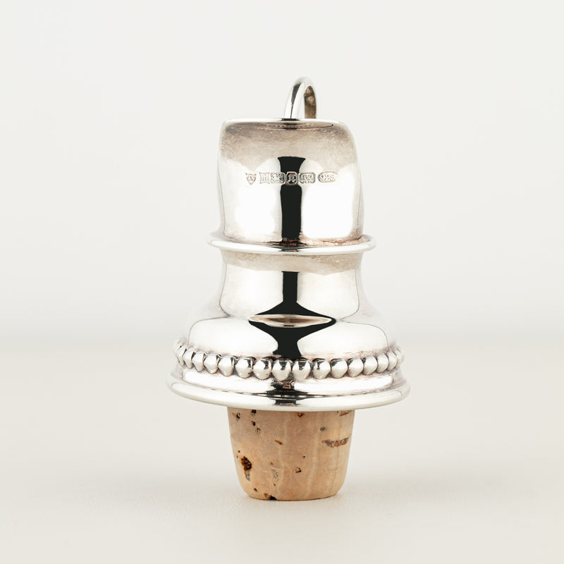 Sterling Silver Bottle Pourer-Silverware-Walker & Hall