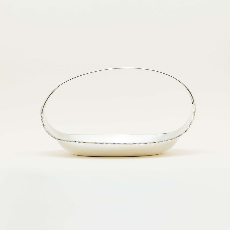 Deja Vu Sterling Silver Engraved Serving Dish - Silverware - Walker & Hall