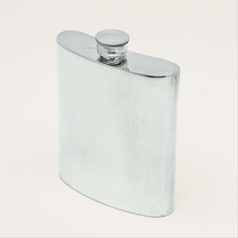 English Pewter Hip Flask - Silverware - Walker & Hall