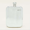 English Pewter Victorian Hip Flask - Silverware - Walker & Hall