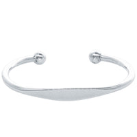 Sterling Silver Men's Cuff-Bracelet-Walker & Hall
