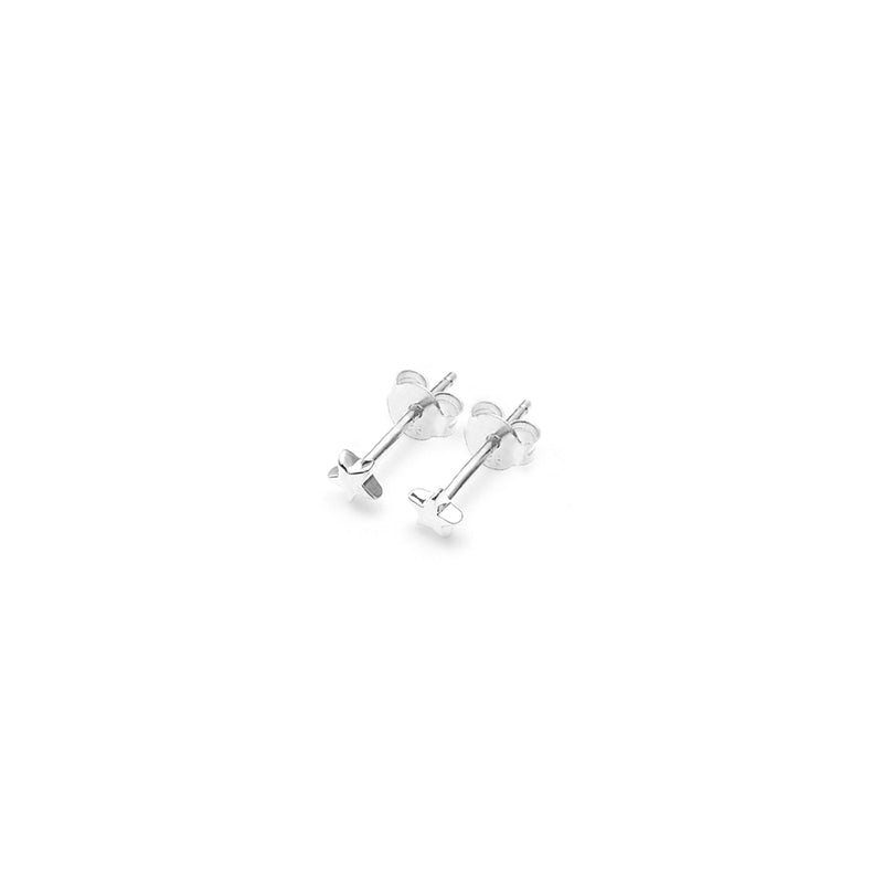 Stolen Girlfriends Club Tiny Stolen Star Earrings - Sterling Silver