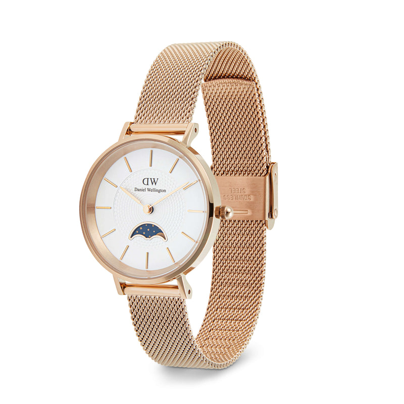 Daniel Wellington Petite Lune Melrose Watch-Watch-Walker & Hall