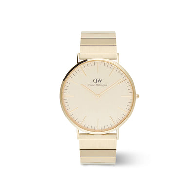 Daniel Wellington Classic Piano Link Gold Unitone Watch-Watch-Walker & Hall