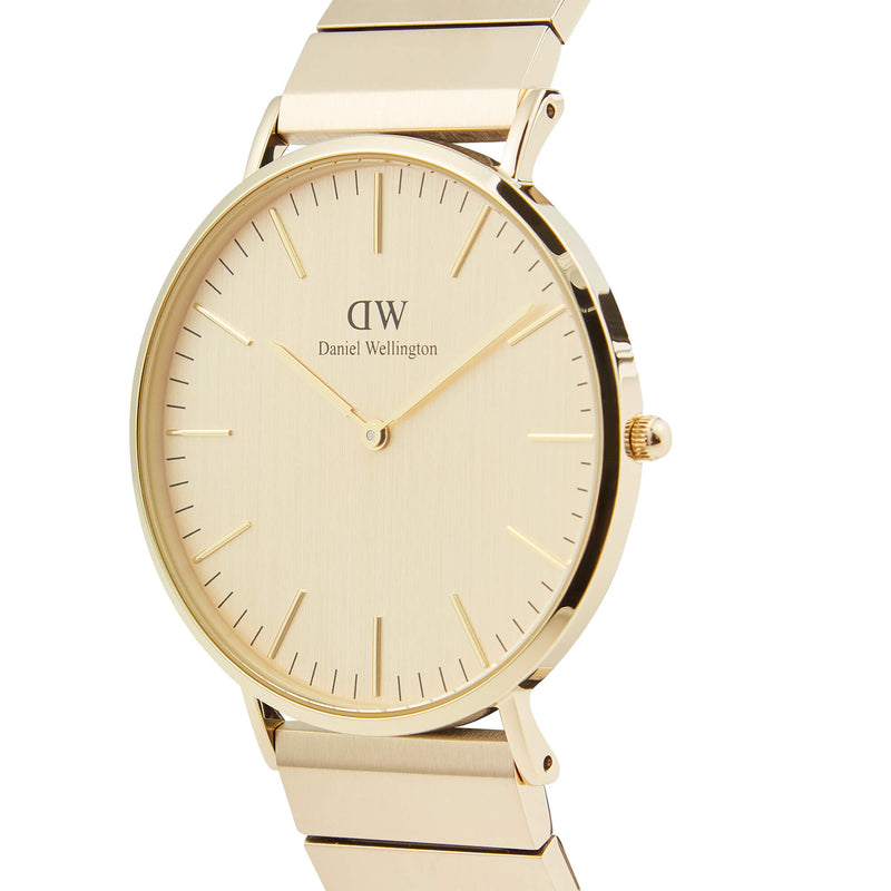 Daniel Wellington Classic Piano Link Gold Unitone Watch-Watch-Walker & Hall