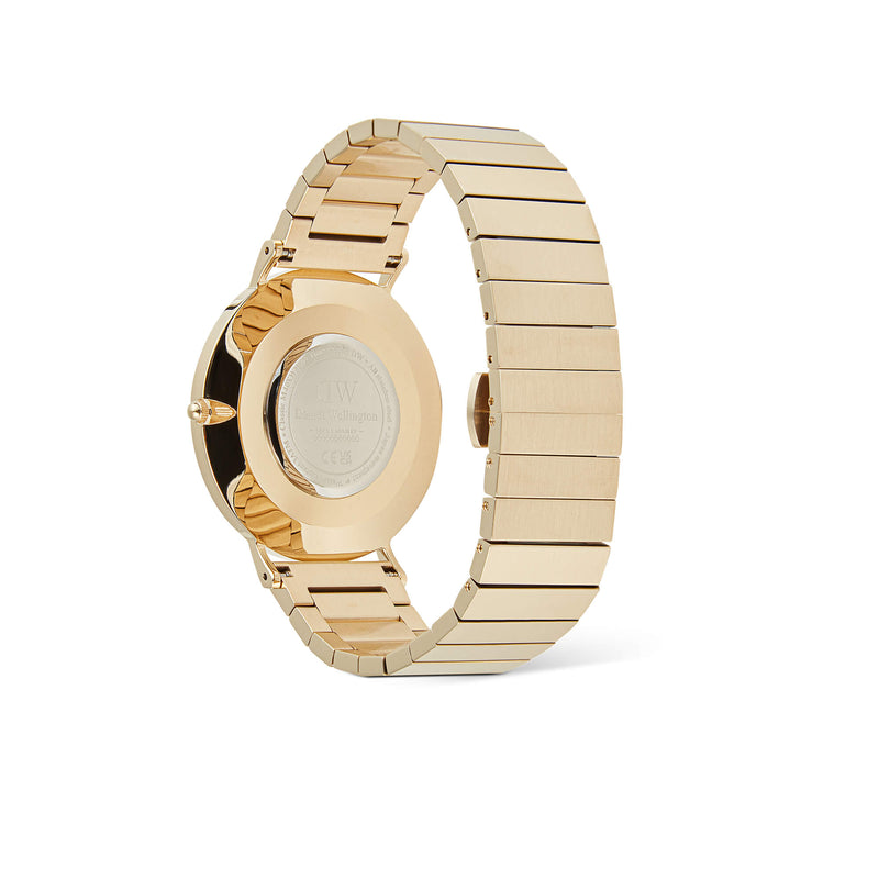 Daniel Wellington Classic Piano Link Gold Unitone Watch-Watch-Walker & Hall