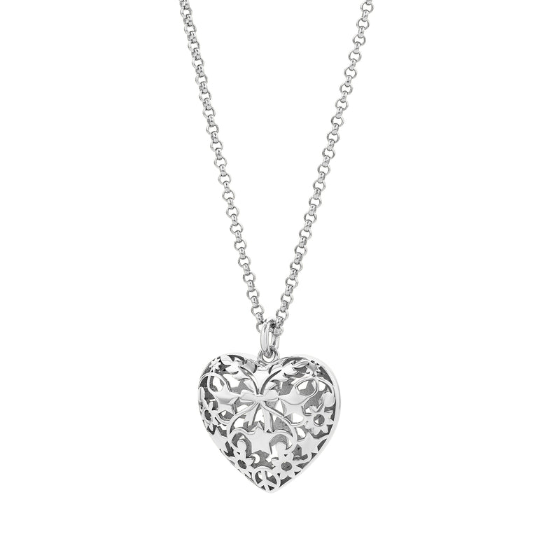 Karen Walker Heart Thrills Necklace - Sterling Silver - Necklace - Walker & Hall