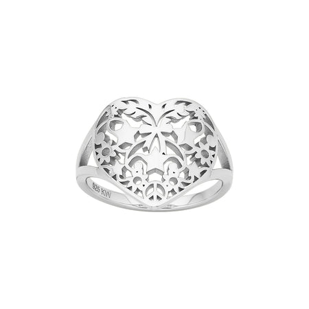 Karen Walker Heart Thrills Ring - Sterling Silver - Ring - Walker & Hall