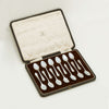 Sterling Silver Coffee Spoon Set of Thirteen - Sheffield 1926 - Silverware - Walker & Hall
