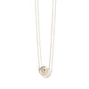 Meadowlark Amethyst Spiral Necklace - Gold Plated-Necklace-Walker & Hall