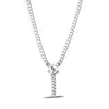 Stolen Girlfriends Club Shield Fob Necklace - Sterling Silver-Necklace-Walker & Hall