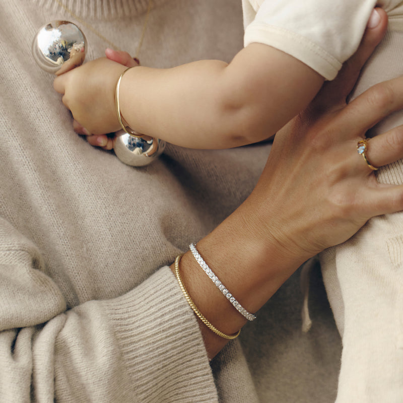 Sterling Silver Hollow Baby Chime Rattle